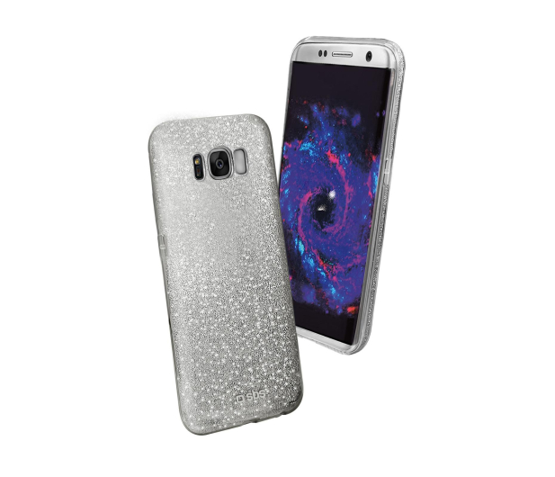 SBS Etui Sparky Glitter Cover do Samsung Galaxy S8 srebne - 1451631 - zdjęcie 2